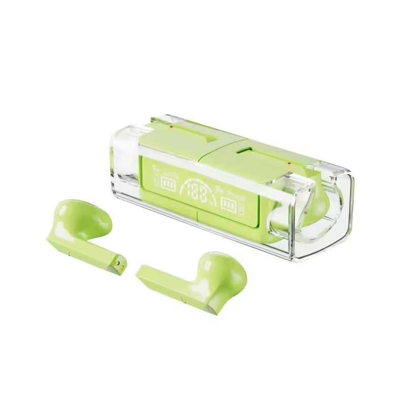 TWS BH15 music wireless Bluetooth ear buds | Transparent Wireless Bluetooth earphones,