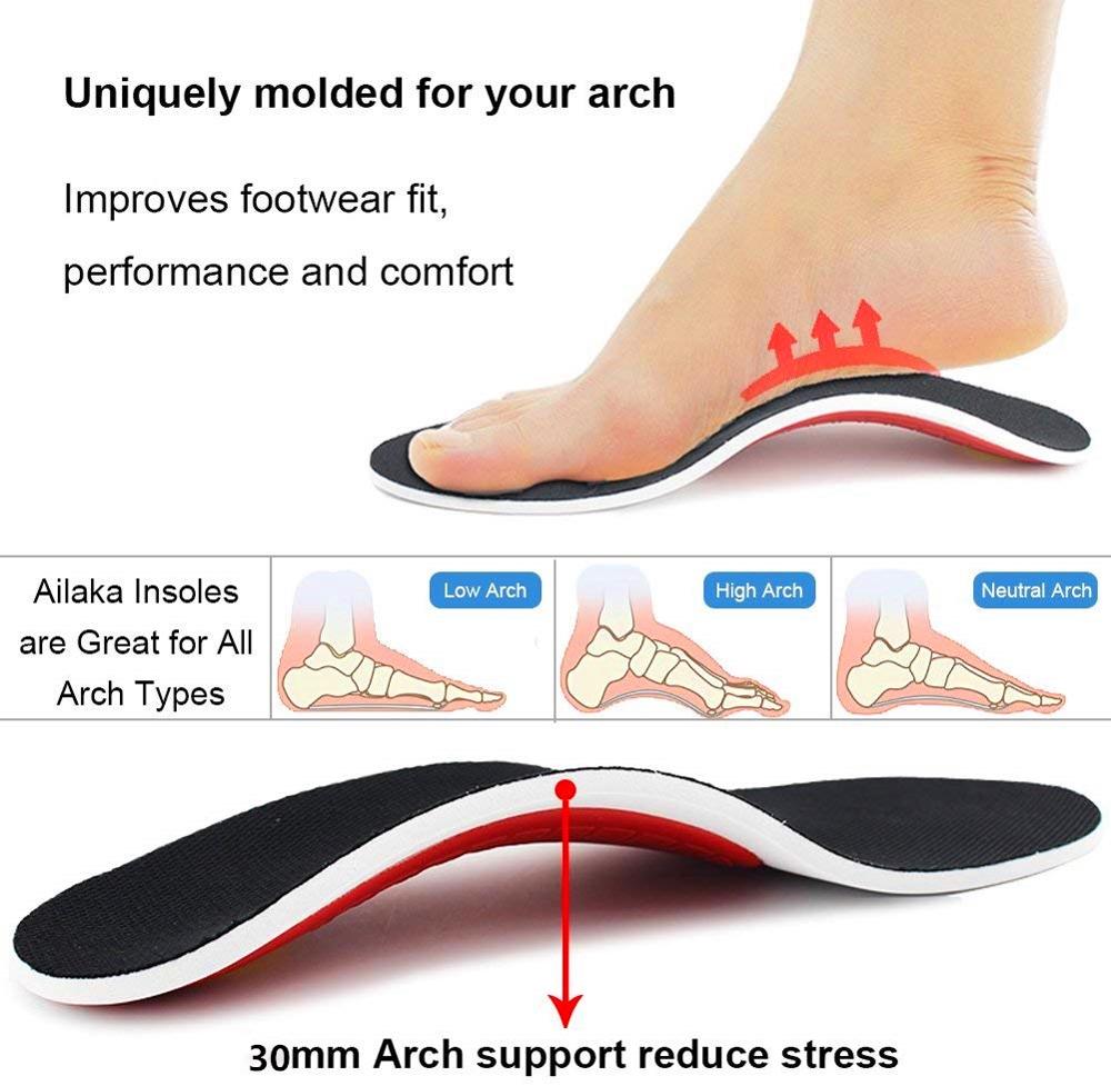 Flat Feet Arch Support Foot Pad Insole Shoe Inserts For Foot Pain