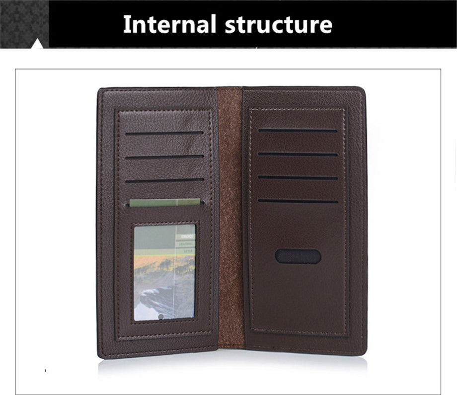 JEEP BULUO Brand Wallet Clutch Carteira Masculina Men Leather Men Wallets Business