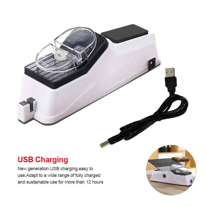 Knife Sharpener Electric | USB Electric Knife Scissor Sharpening Tool For Kitchen