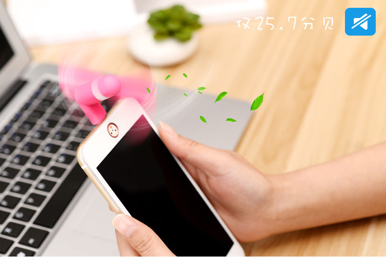 Summer Hot 2 in 1 Mini USB Fan Portable Fan for Mobile