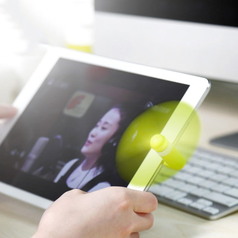 Summer Hot 2 in 1 Mini USB Fan Portable Fan for Mobile
