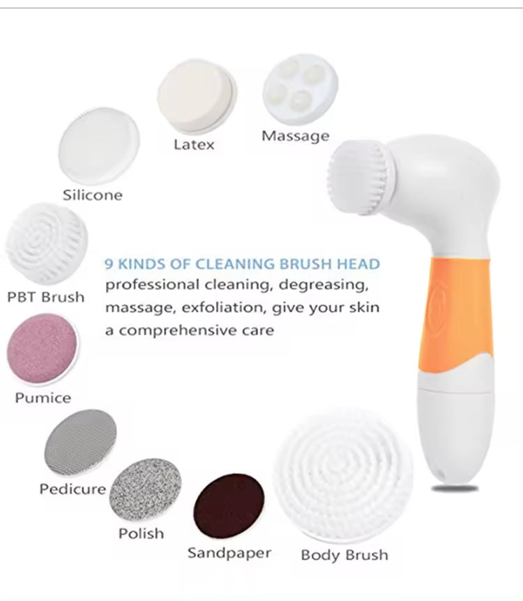 CNAIER 7 in 1 Facial Massager and Facial Cleansing Set