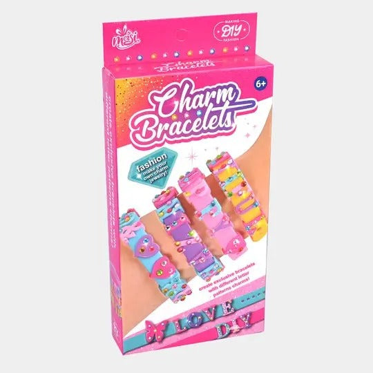 Charm Bracelets Diy Band Set, 6 Color Mix | Best Quality Bracelets