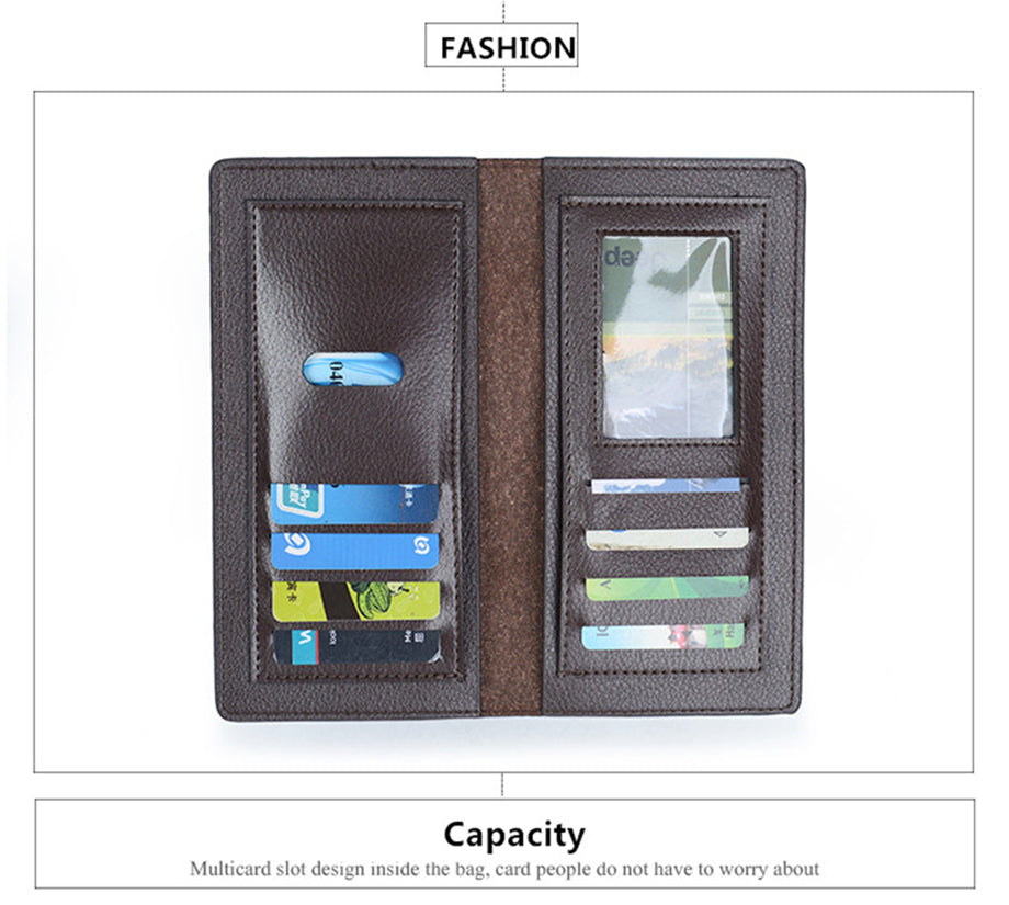 JEEP BULUO Brand Wallet Clutch Carteira Masculina Men Leather Men Wallets Business
