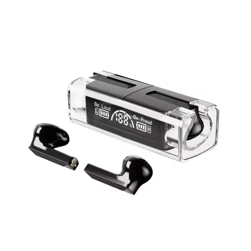TWS BH15 music wireless Bluetooth ear buds | Transparent Wireless Bluetooth earphones,