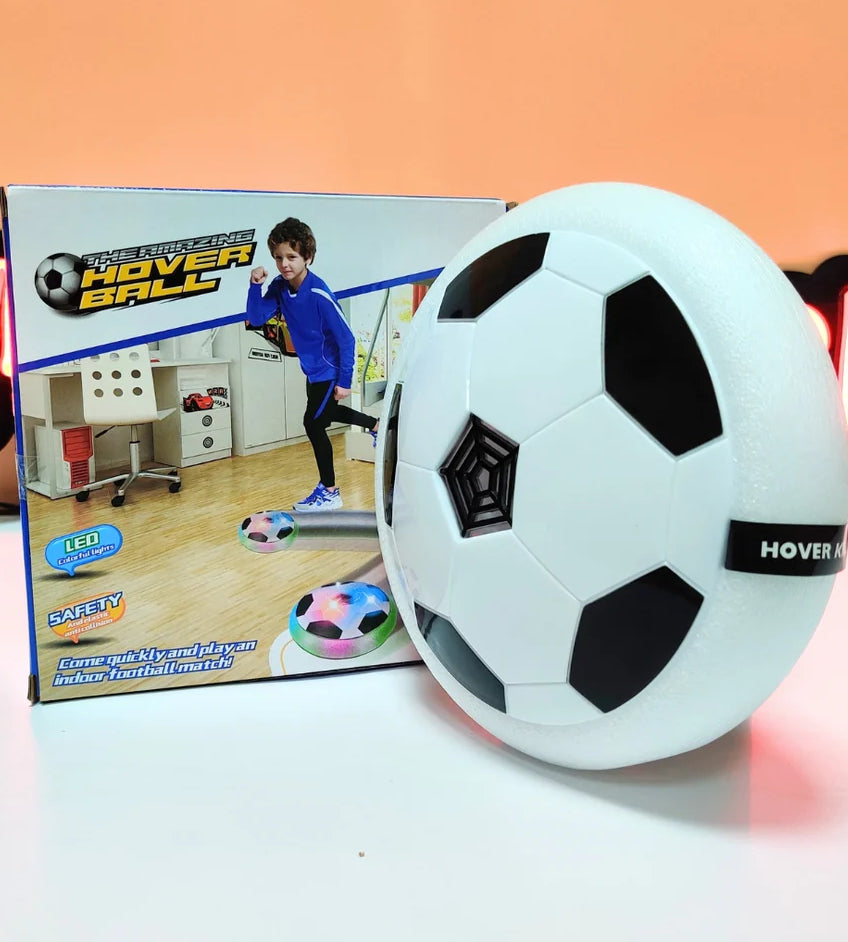Hover Ball with Lights Air Floating Soccer Toy with LED Lights and