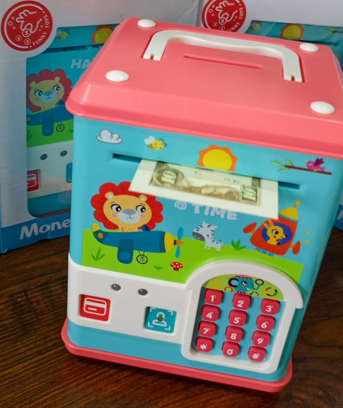 MONEY SAFE / BANK Creative Money Box ATM Piggybank