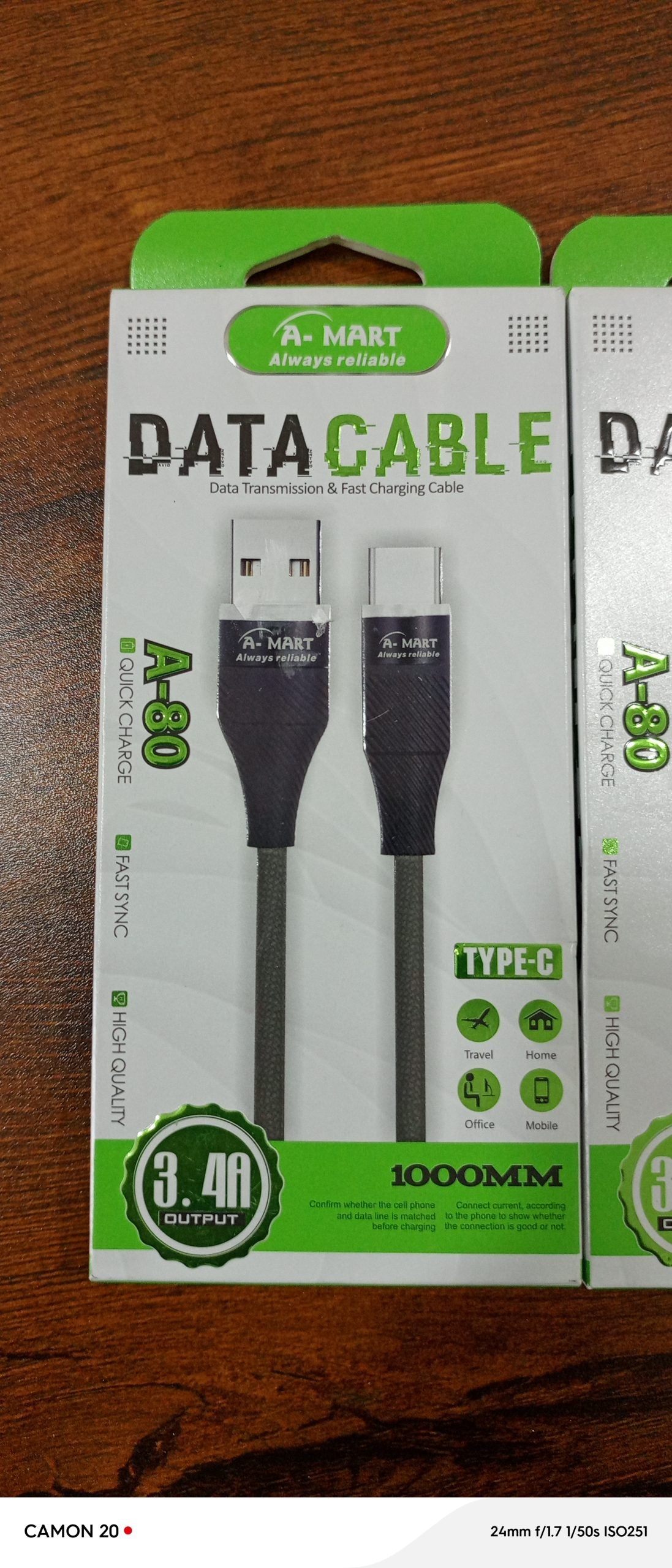 C TYPE DATA CABLE 3.4A OUTPUT ,data transmission and fast charging cable