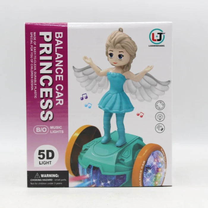 Princess Balance Car With Light & Music | Best Quality Princess Doll
