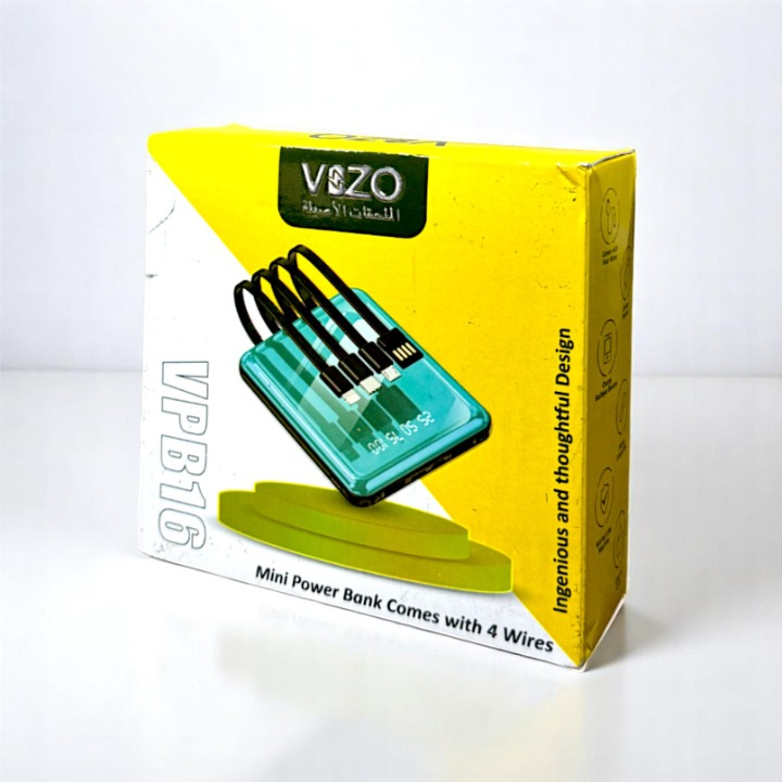 VPB16 10,000mAh Compact Power Bank | Vizo VP 16TH Power Bank