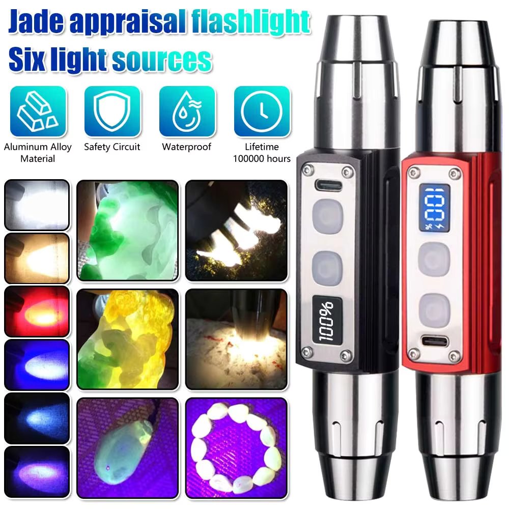 Gemstone Jade and Jewelry Identification Torch | Compact Portable Flash light (Random