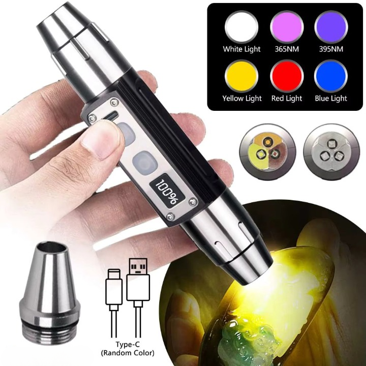 Gemstone Jade and Jewelry Identification Torch | Compact Portable Flash light (Random