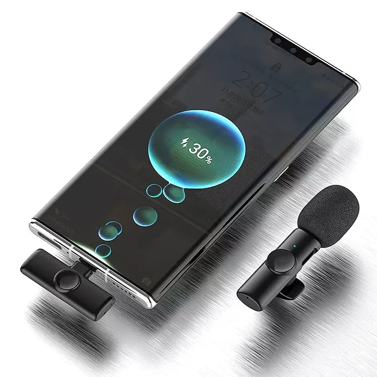 k11 Type-C Wireless Microphone K8 Collar Mic for Type C - Noise