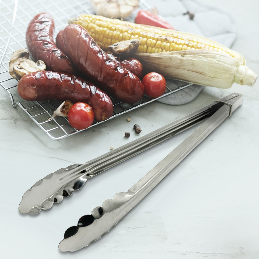 stainless steel BBQ tongs (chimta) | Kitchen Food Stainless Steel Tongs Tool