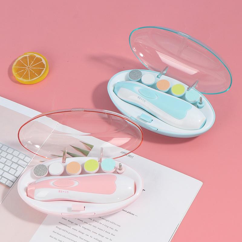 Electric Nail Clipper - Baby Nail Trimmer Clipper Set ( random color