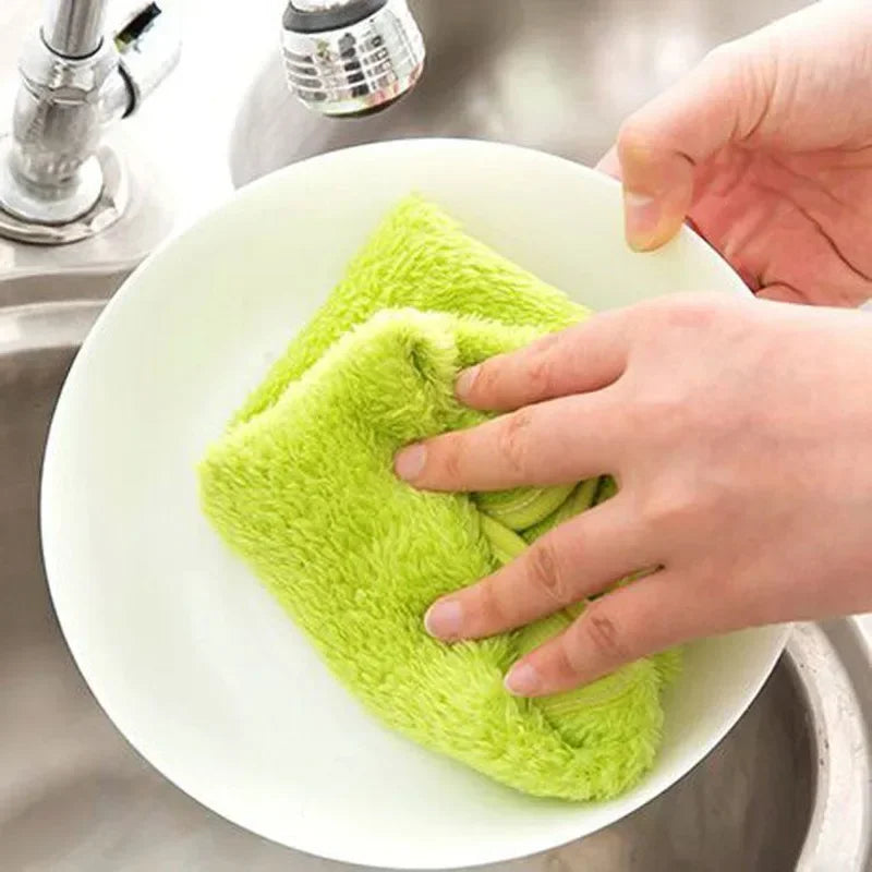 Microfiber hanging kitchen towel | Kitchen rags fresh hand towels absorbent cleaning