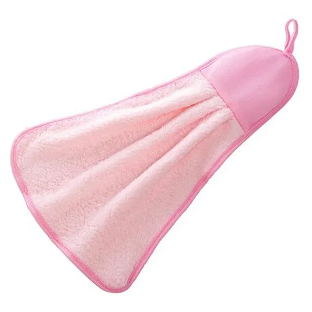 Microfiber hanging kitchen towel | Kitchen rags fresh hand towels absorbent cleaning