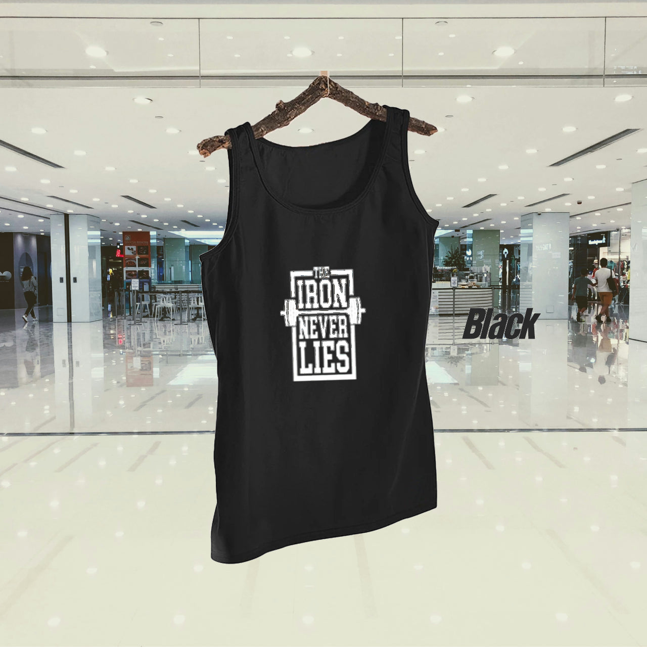 The Iron Never Lies Design Tank top for Men Workout Tank top