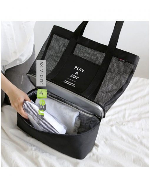 Hanging Travel Outdoor Picnic Cool Bag Organizer (random color)