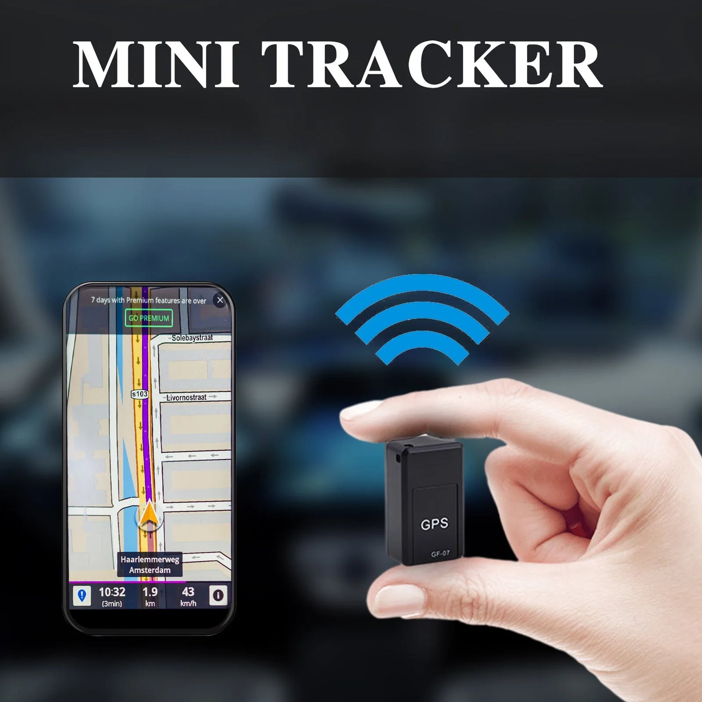 Mini GPS Tracker Magnetic GPS Locator Anti-Lost | GPS Tracking Device Ideal