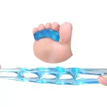 Reusable Gel Toe Separators & Straighteners for Hammer & Overlapping Toes -