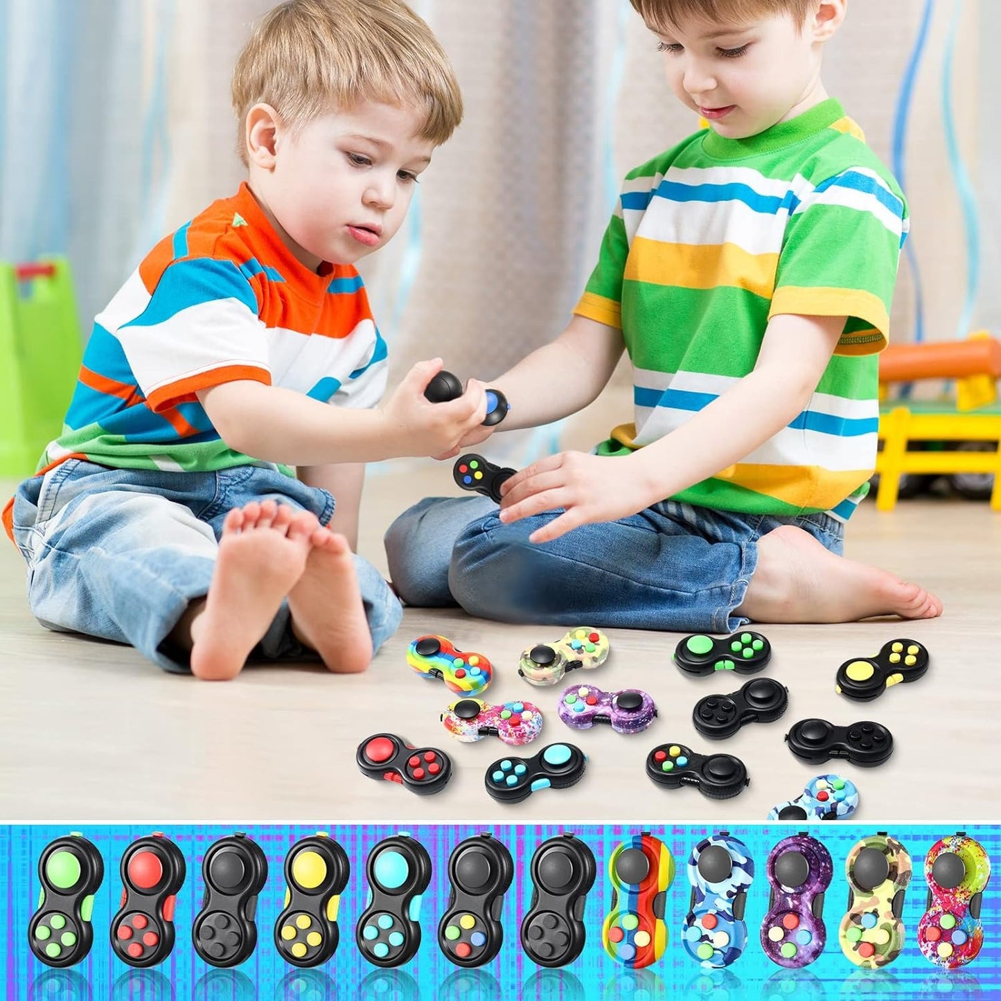 Fidget Pad Retro Classic Fidget Controller Handheld Fidget Game Controller Fun Fidget