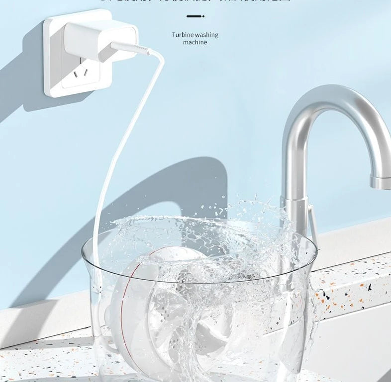 Mini Washing Machine Portable Ultrasonic Turbine Washer