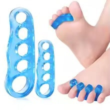 Reusable Gel Toe Separators & Straighteners for Hammer & Overlapping Toes -