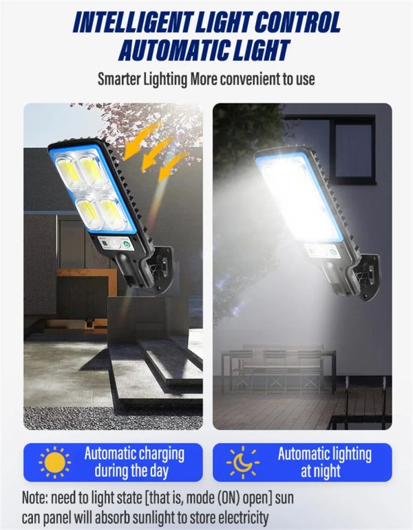 Outdoor Solar Garden Wall Light Infrared Sensor Light Garden Landscape Light with