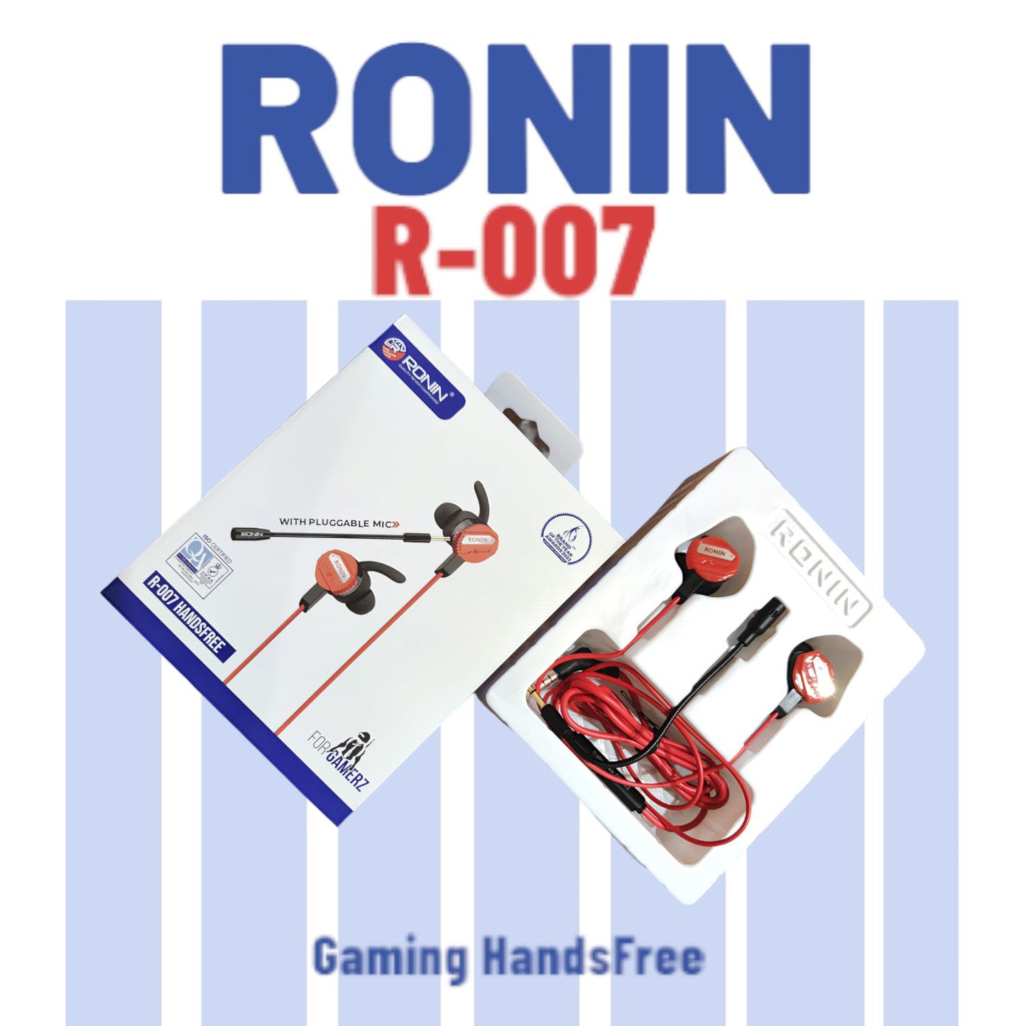 Ronin R-007 TYPE-C Gaming Handsfree | Dual Microphone Setup | Ergonomic Design