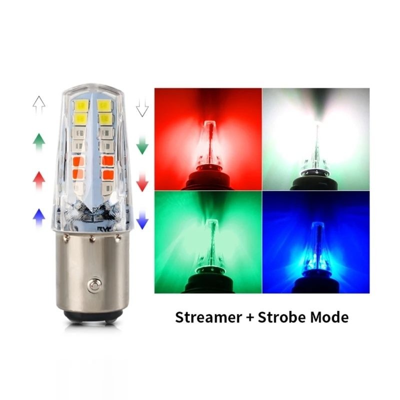 Pack of 2 Headlight & Backlight Bulb | Yellow/White Beam +