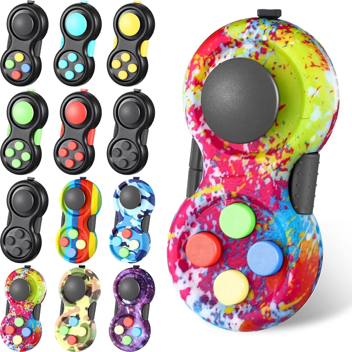 Fidget Pad Retro Classic Fidget Controller Handheld Fidget Game Controller Fun Fidget