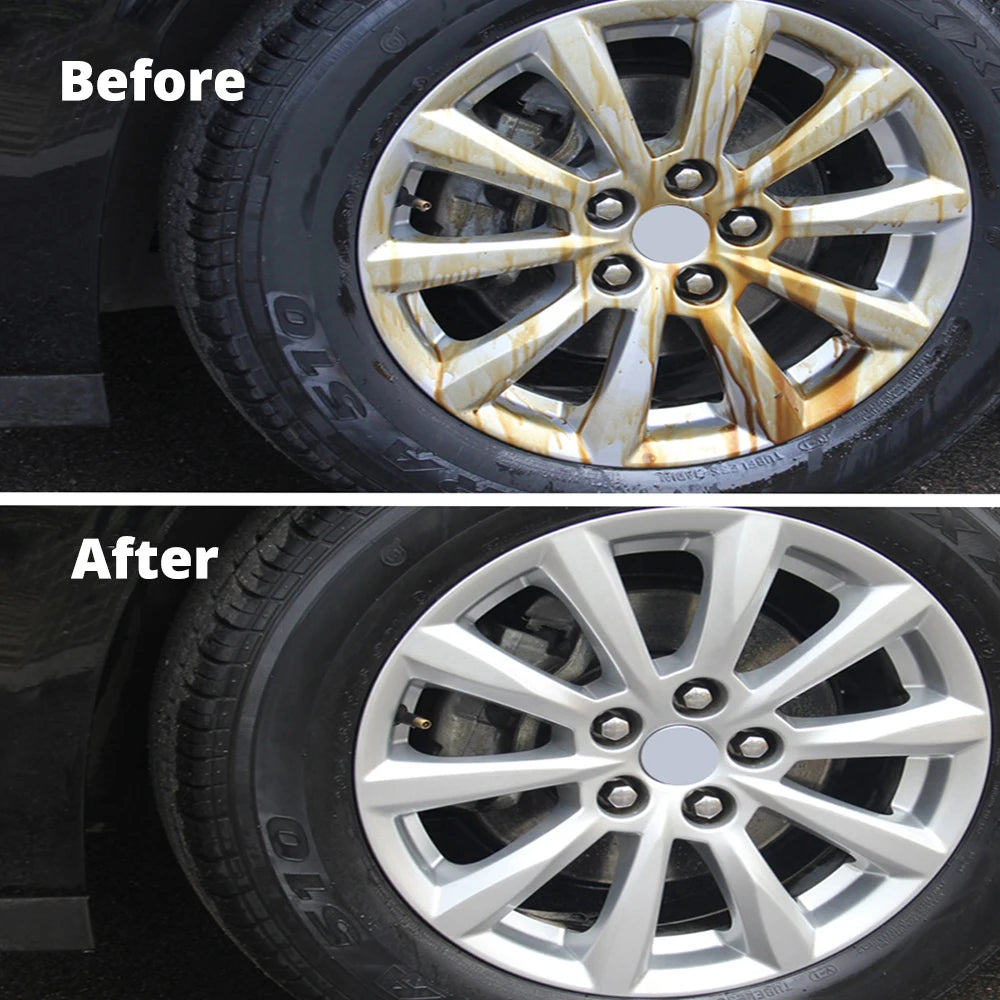 HGKJ-18-60ml Car Paint Wheel Iron Powder Rust Remover Car Logo Rust Spray