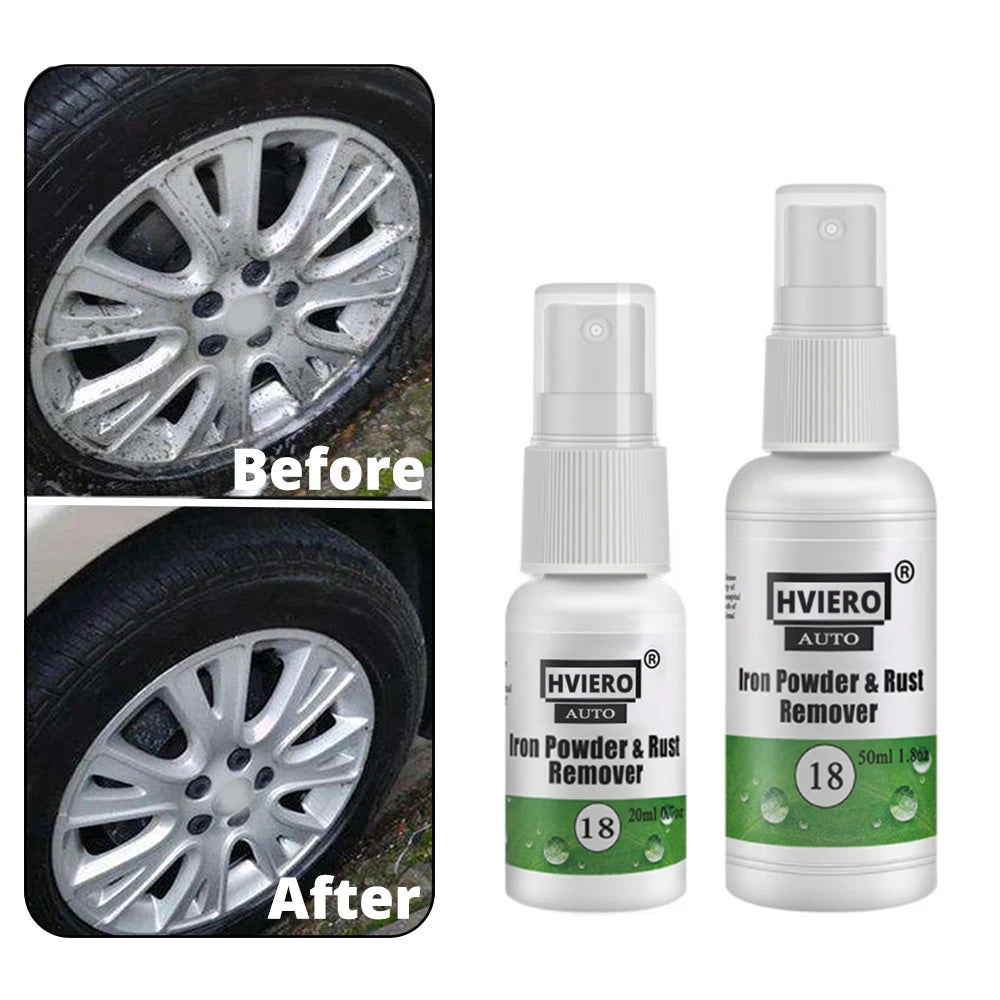 HGKJ-18-60ml Car Paint Wheel Iron Powder Rust Remover Car Logo Rust Spray