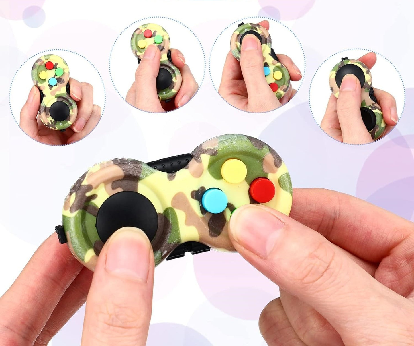 Fidget Pad Retro Classic Fidget Controller Handheld Fidget Game Controller Fun Fidget