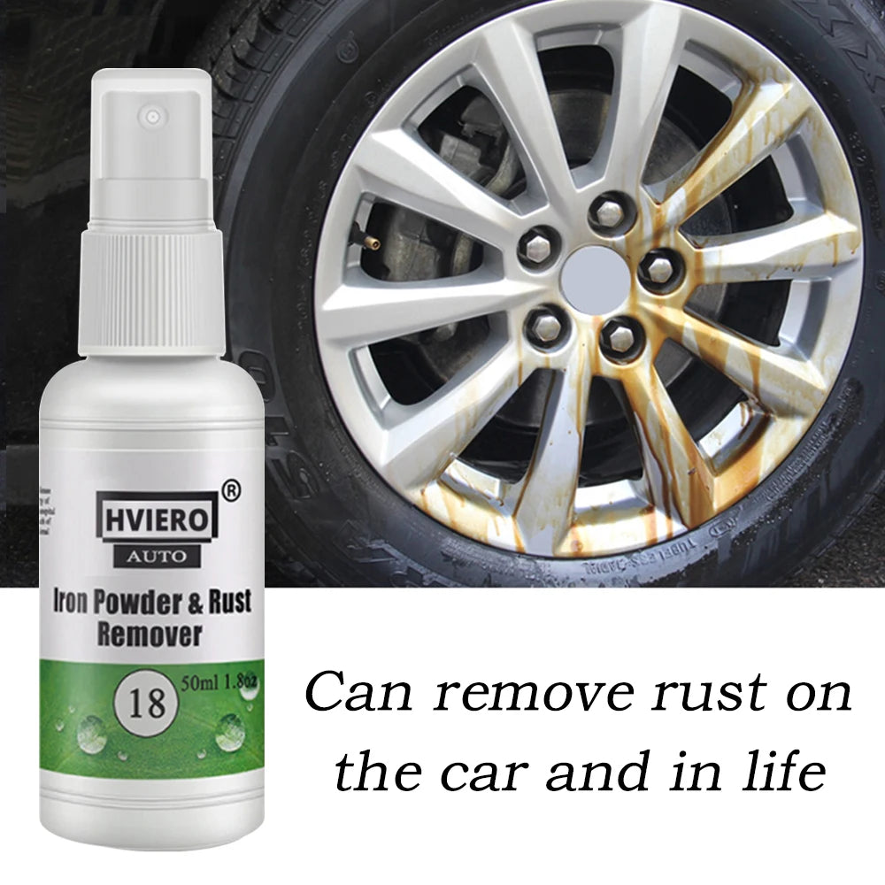 HGKJ-18-60ml Car Paint Wheel Iron Powder Rust Remover Car Logo Rust Spray