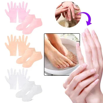 01 Pair - Silicone Foot Care Socks Anti Cracking Moisturizing Gel Socks