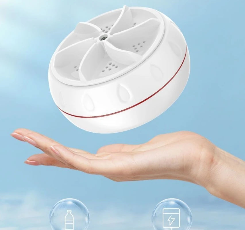 Mini Washing Machine Portable Ultrasonic Turbine Washer