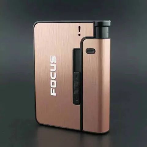 focus Box Lighter Holder Case Portable Smoking (random color)