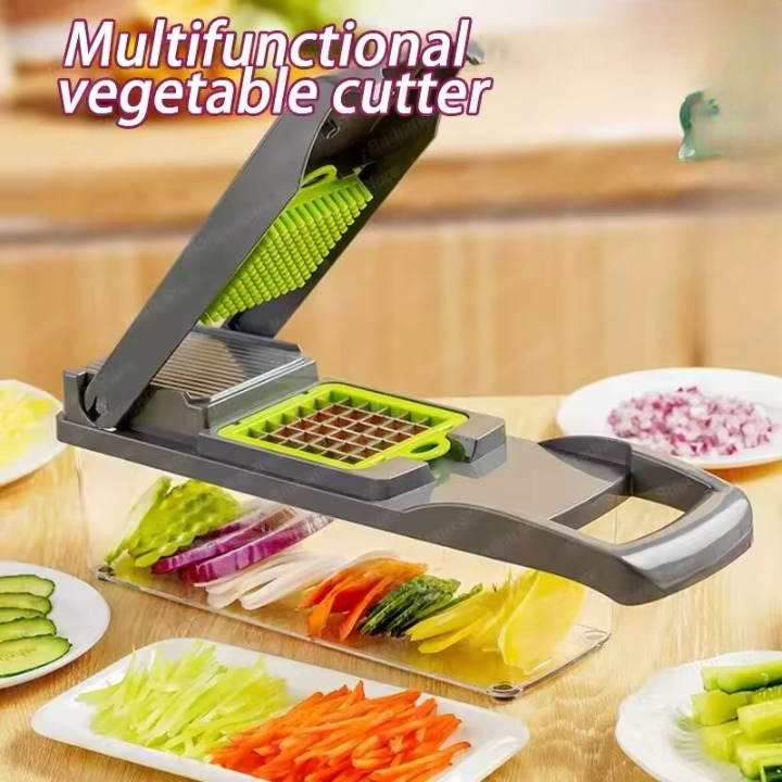 16 in 1 Multifunctional Vegetable Slicer Cutter Shredders Slicer With Basket Fruit