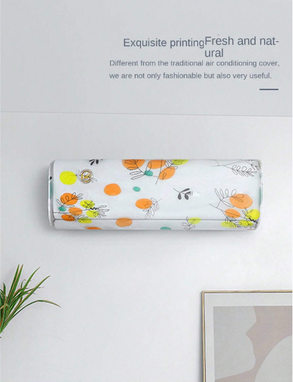 Air Conditioner Dust Cover Wall Mounted Indoor Hanging Dustproof Protective Cover (Random