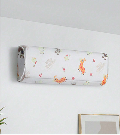 Air Conditioner Dust Cover Wall Mounted Indoor Hanging Dustproof Protective Cover (Random