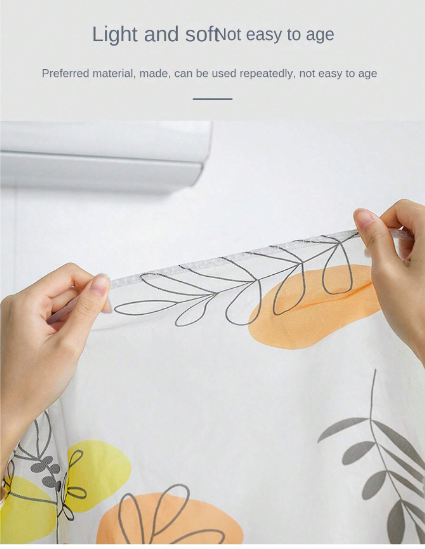 Air Conditioner Dust Cover Wall Mounted Indoor Hanging Dustproof Protective Cover (Random