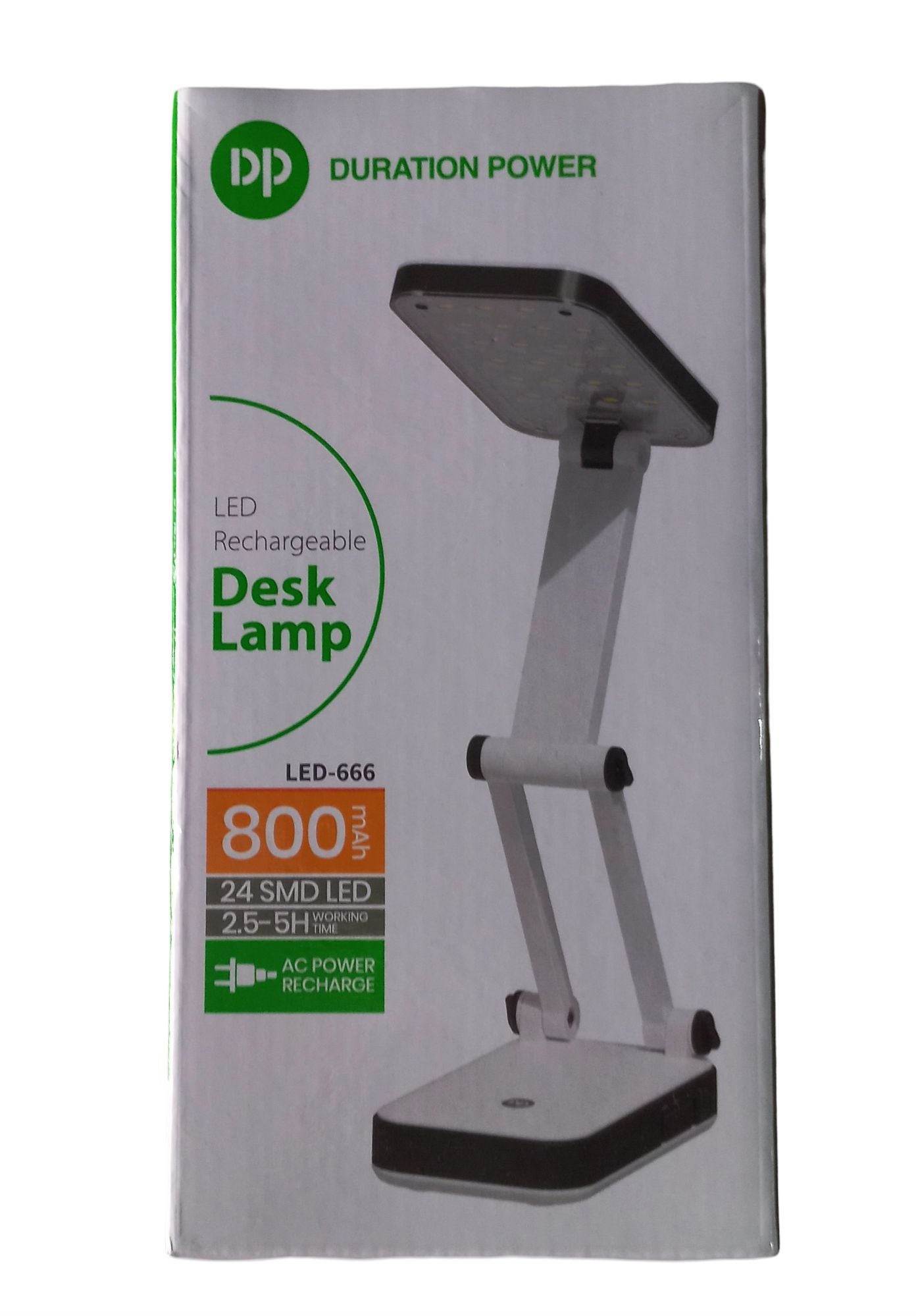 DP LED 666 - Portable Folding LED Desk Lamp with Adjustable Brightness