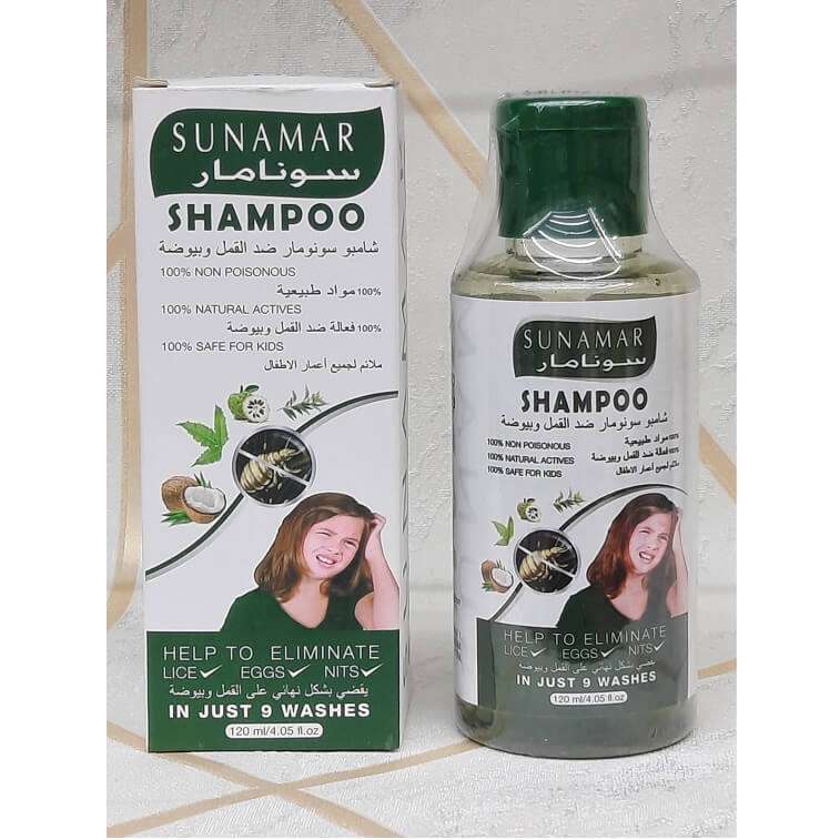 Sunamar Herbal Lice Treatment Shampoo Non-Toxic & Kid-Friendly | Best Quality