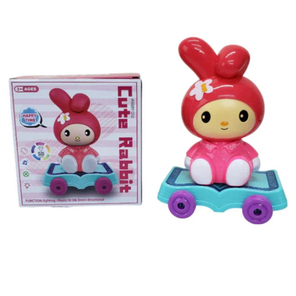 Cute Rabbit Slide Toy With Lights | Cute Rabbit Slide Toy With