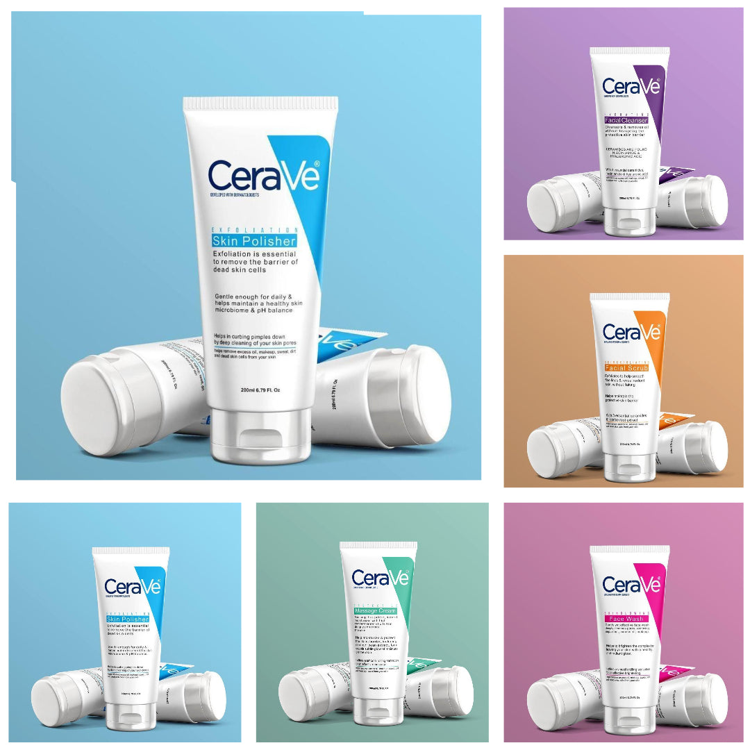 CeraVe Cream | CeraVe Skin Polisher | CeraVe Facial Cleanser | CeraVe