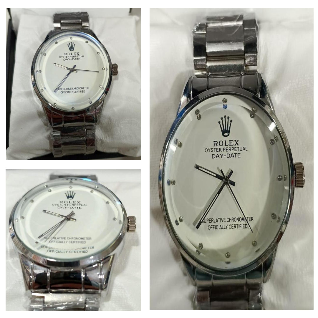 Rolex Men’s Formal Quartz Wrist Watch With Stainless Steel Chain | Best