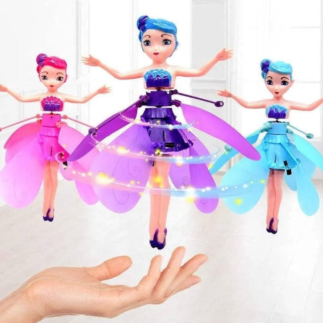 Magical Flying Fairy Doll,hand Sensor Control / Sky Dancers Flying Toy (random